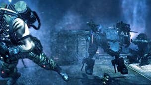 Check out the Helghast in Lost Planet 2