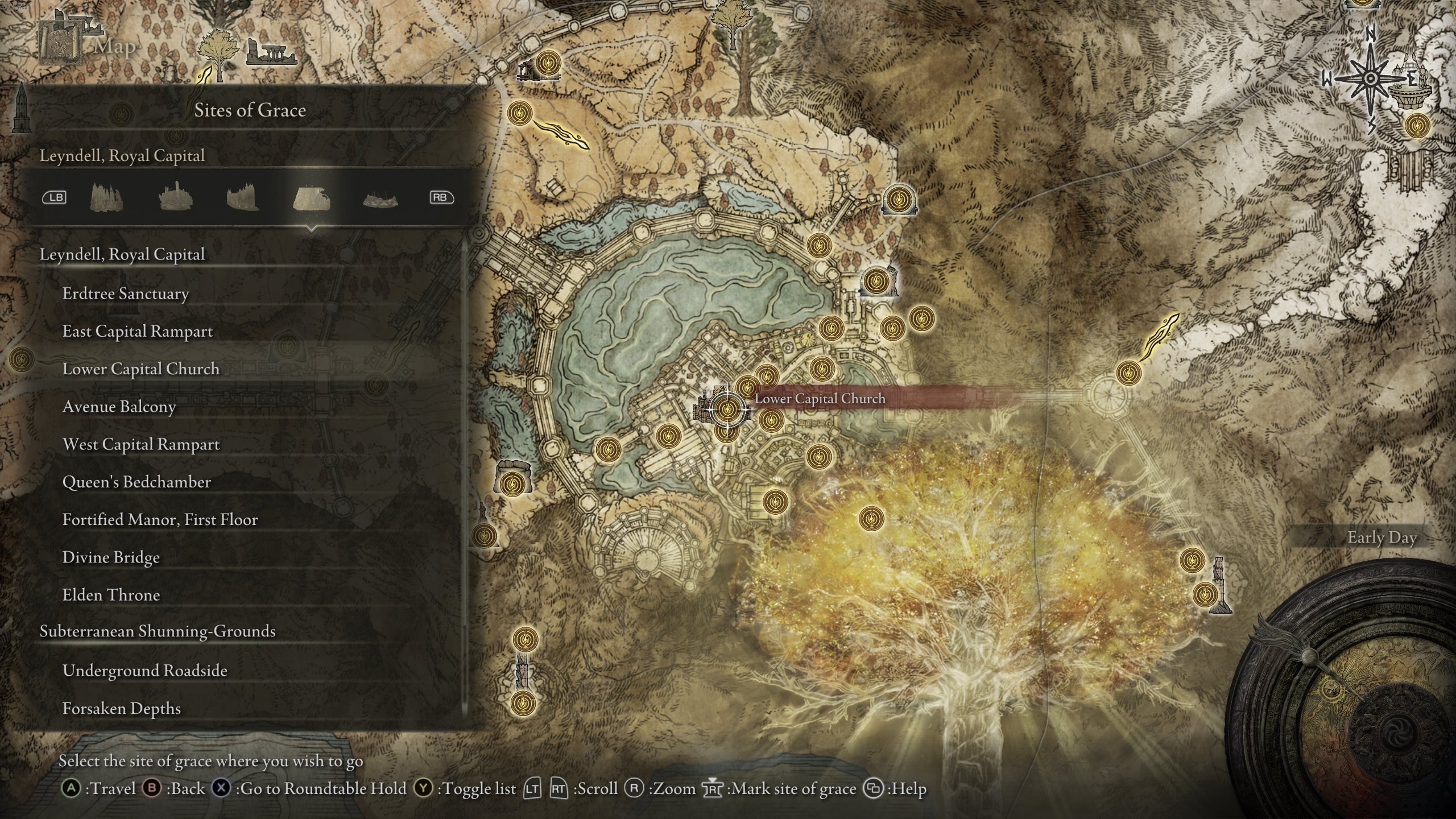 Lower Capital Church Grace in Elden Ring