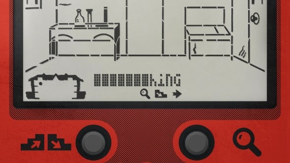 A browser screenshot of Lucas Pope's Moida Mansion. - 1