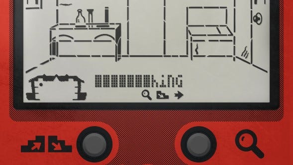 A browser screenshot of Lucas Pope’s Moida Mansion.