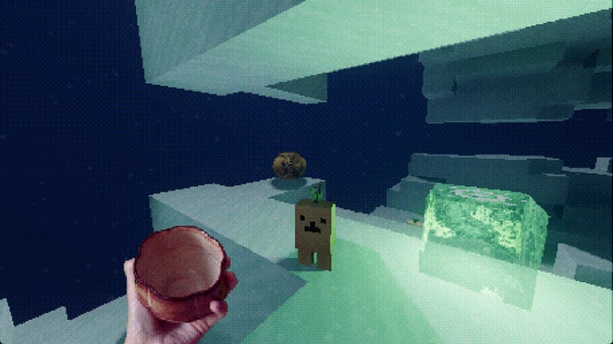 I made s’mores from cats and dogs in Lucid Blocks, a version of Minecraft held together by dream logic
