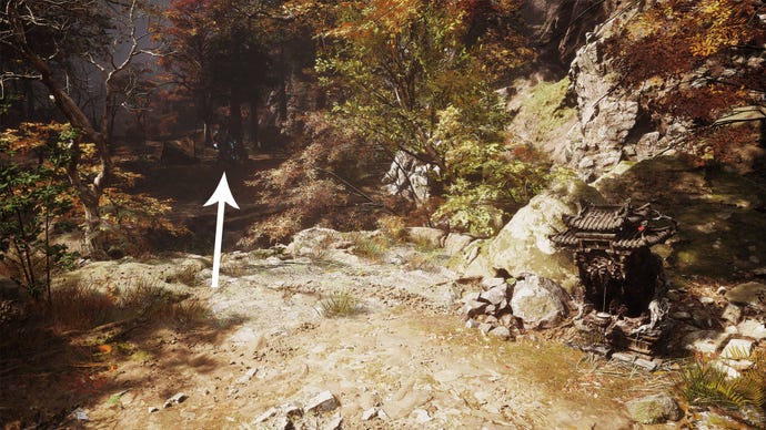 The Purple Cloud Mountain’s Luojia Fragrant Vine in Black Myth Wukong.