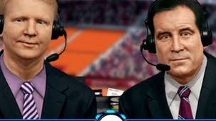 Madden NFL 13 screen shows Jim Nantz, Phil Simms as new commentary team