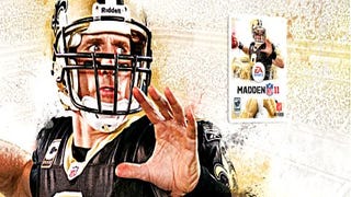  New Orleans Saints quarterback Drew Brees is coverboy for Madden NFL 11