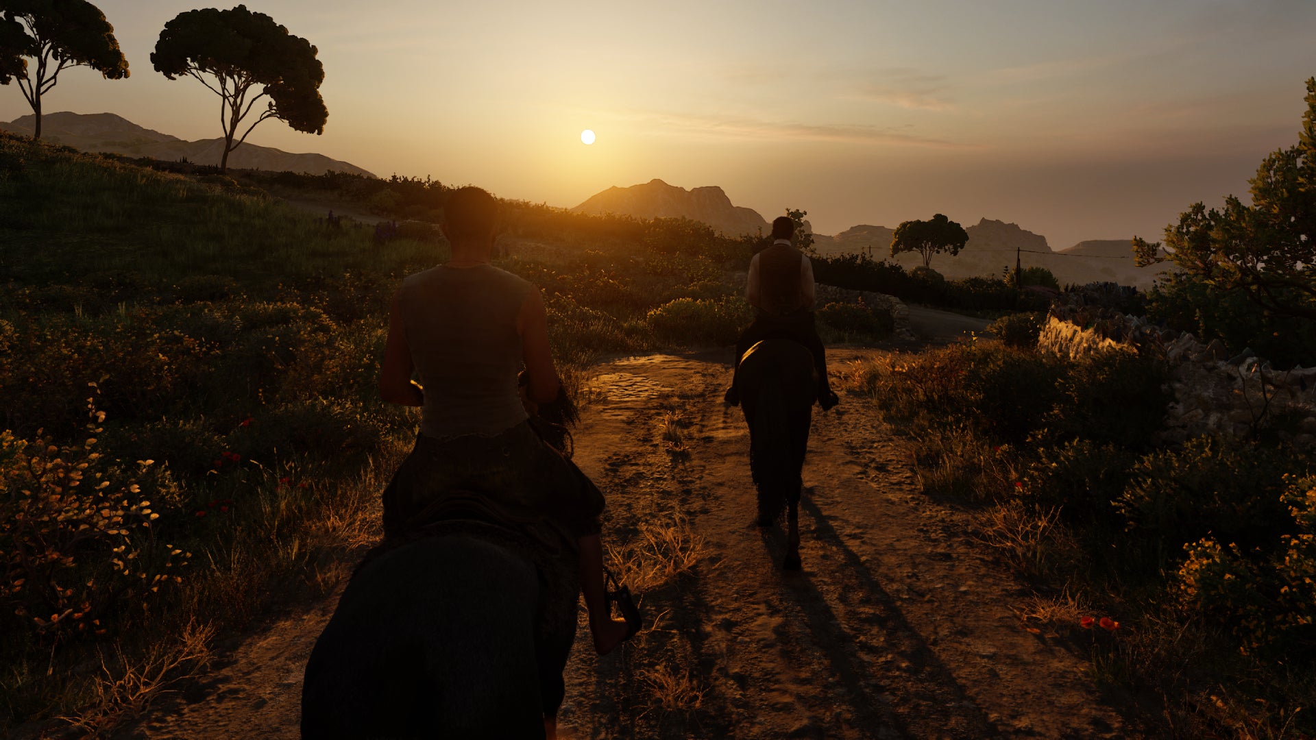 Enzo and Luca riding horses in Mafia: The OId Country. - 5