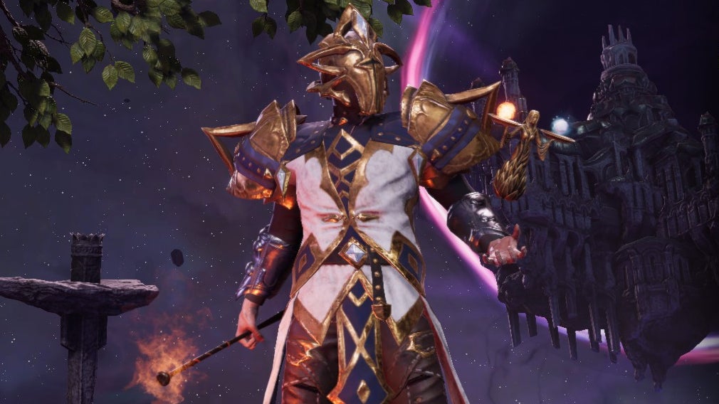 A mage in cool armour stands on the Last Epoch character select screen.