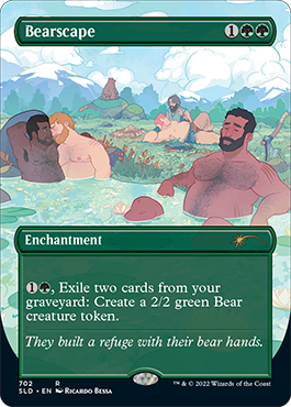 gay bear mtg card Bearscape Bearscape card criticism in magic
