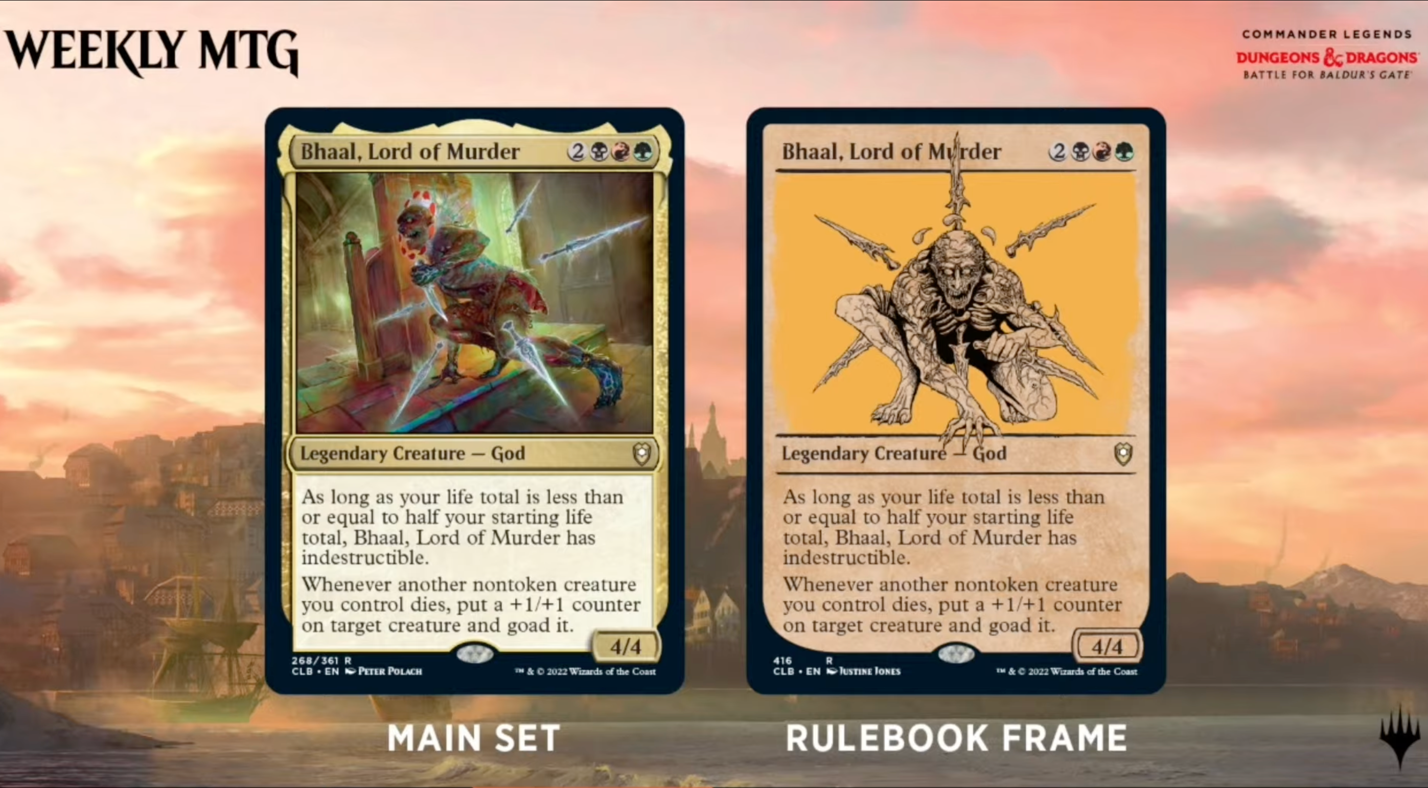 MTG's Battle for Baldur's Gate set treats Commanders like D&D