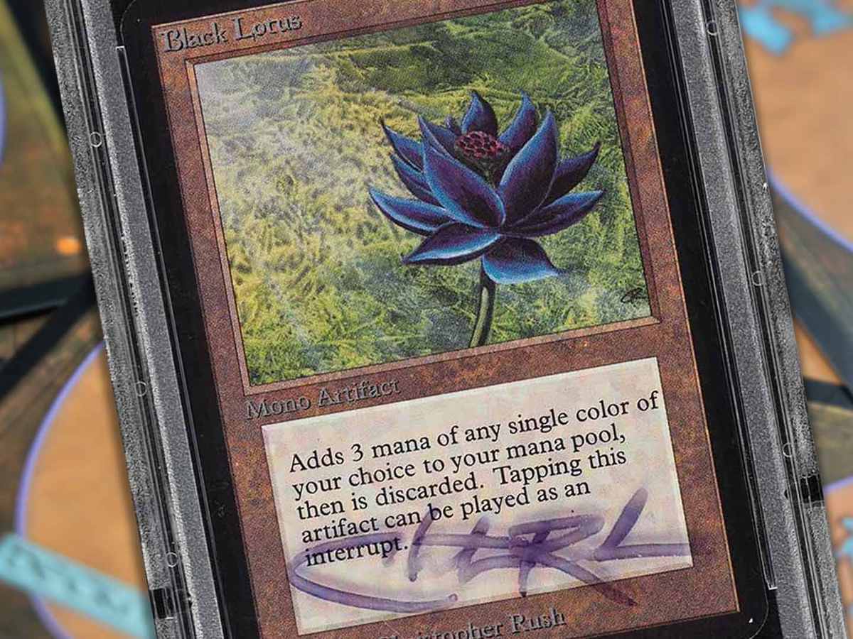 Black lotus online magic card