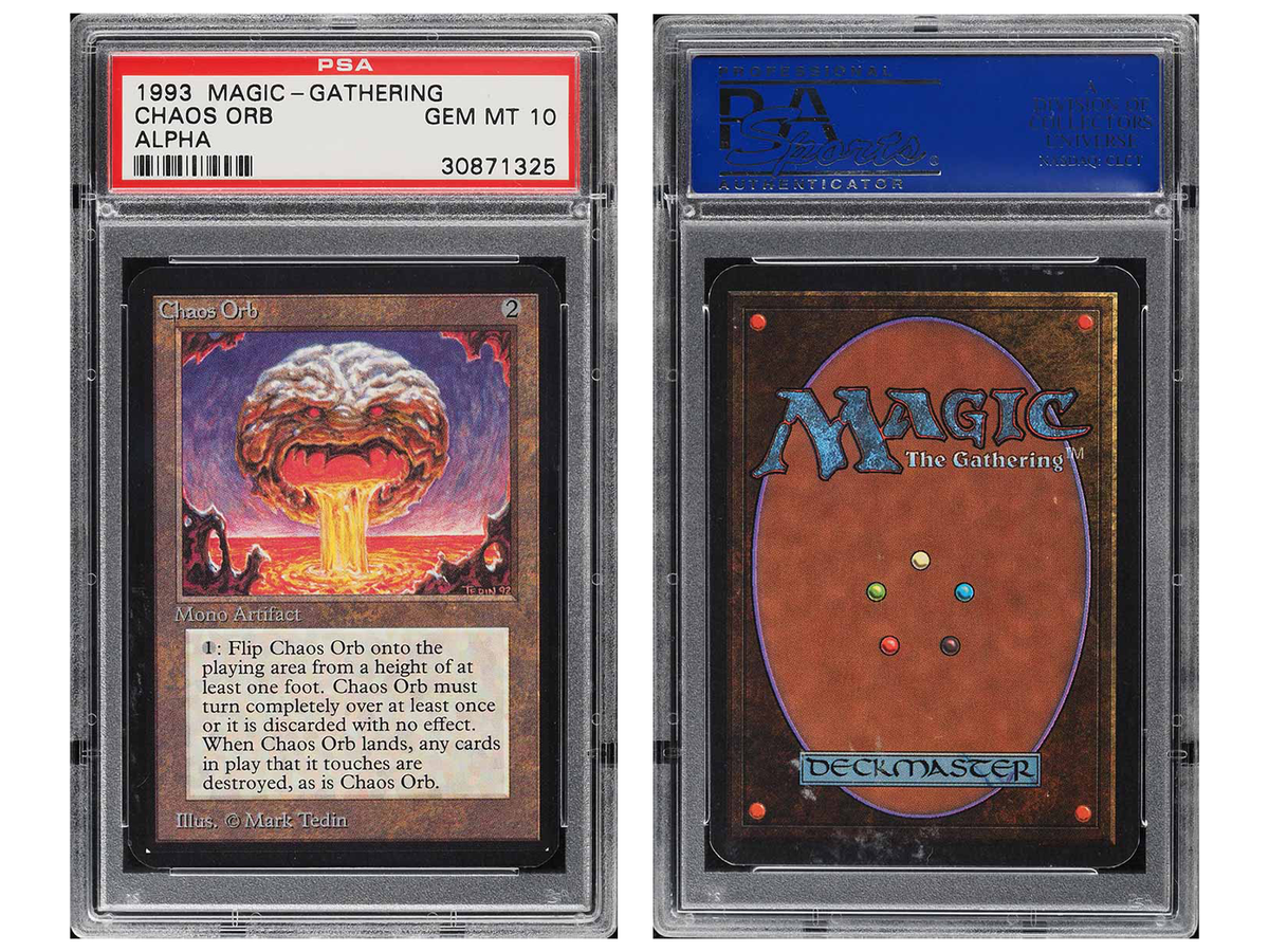 Magic: The Gathering rare and bizarre Chaos Orb set to sell for over $10,000 | Dicebreaker Magic: The Gathering rare and bizarre Chaos Orb set to sell for over $10,000 | Dicebreaker