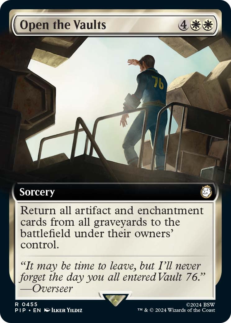 mtg fallout borderless cards Amazon.com: Magic: The Gathering Commander Deck Bundle Includes All 4 Decks (1 Hail Caesar, 1 Scrappy Survivors, 1 Science!, and 1 Mutant Menace) : Toys & Games Commander Deck includes 1 ready MTG's Fallout Commander decks revive