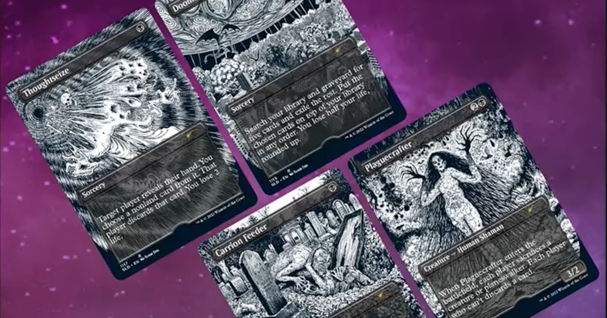 MTG's Junji Ito Secret Lair might finally pull me into the hype MTG's Junji Ito Secret Lair might finally pull me into the hype