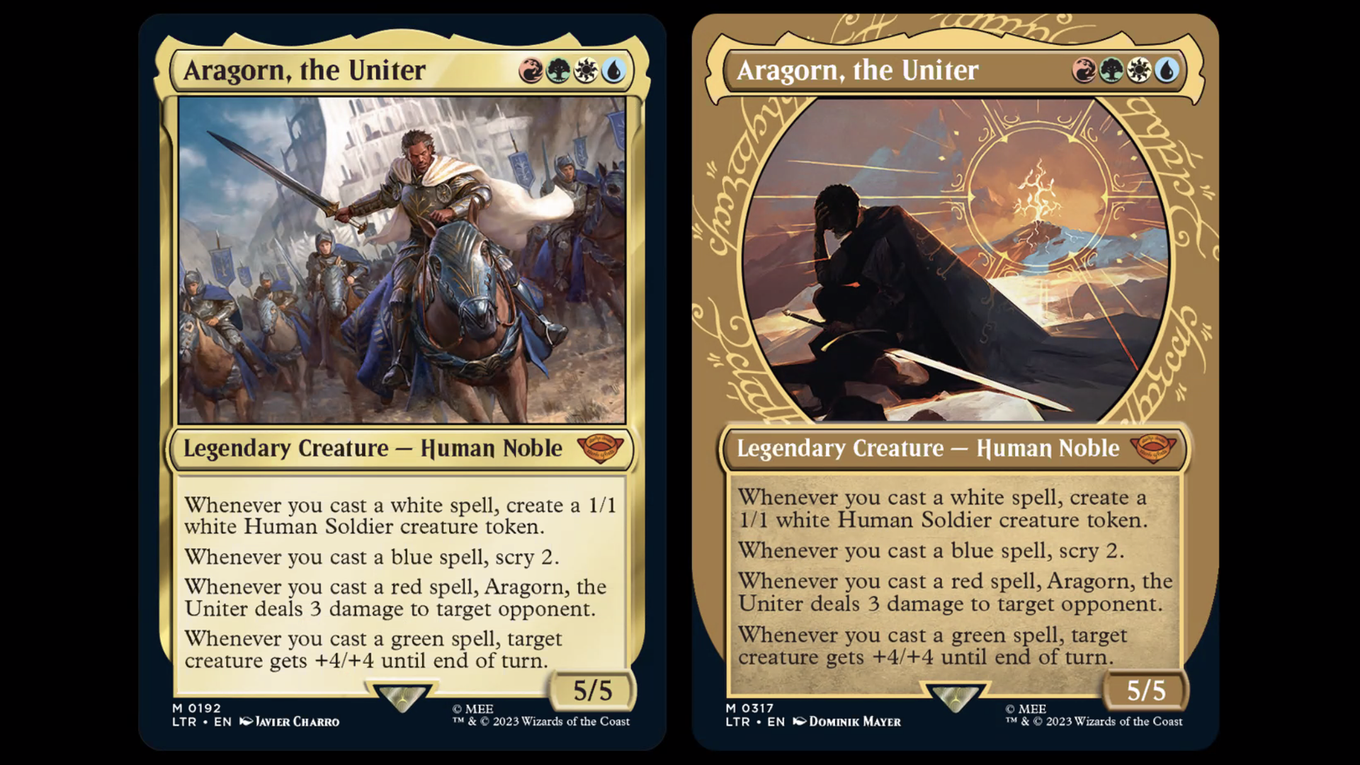 mtg lord of the rings all cards Amazon.com: Magic: The Gathering The Lord of The Rings: Tales of  Middle-Earth Set Booster Box