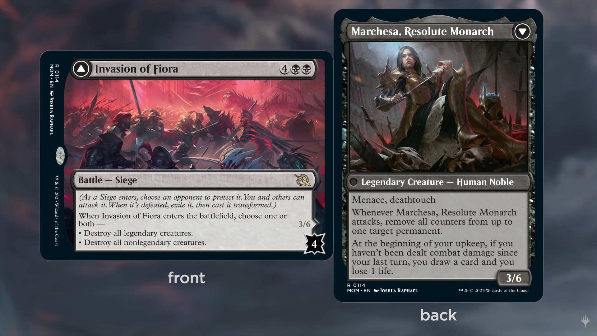 Magic: The Gathering introduces dual-faced, transforming Battle cards in March of the Machine | Dicebreaker Magic: The Gathering introduces dual-faced, transforming Battle cards in March of the Machine | Dicebreaker