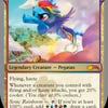 Ponies: the Gathering MTG Secret Lair featuring Rainbow Dash