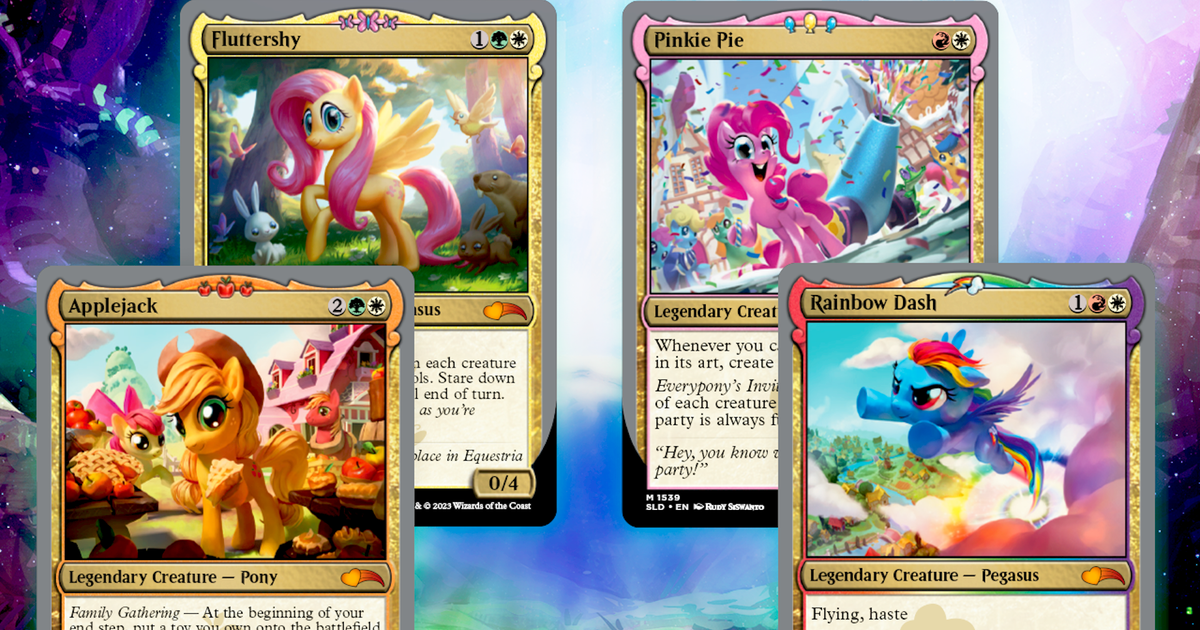 mtg my little pony commander deck Completing My Little Pony Commander Deck with New Secret Lair Cards