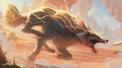 Magic: The Gathering card art for Cunning Coyote from Outlaws of Thunder Junction