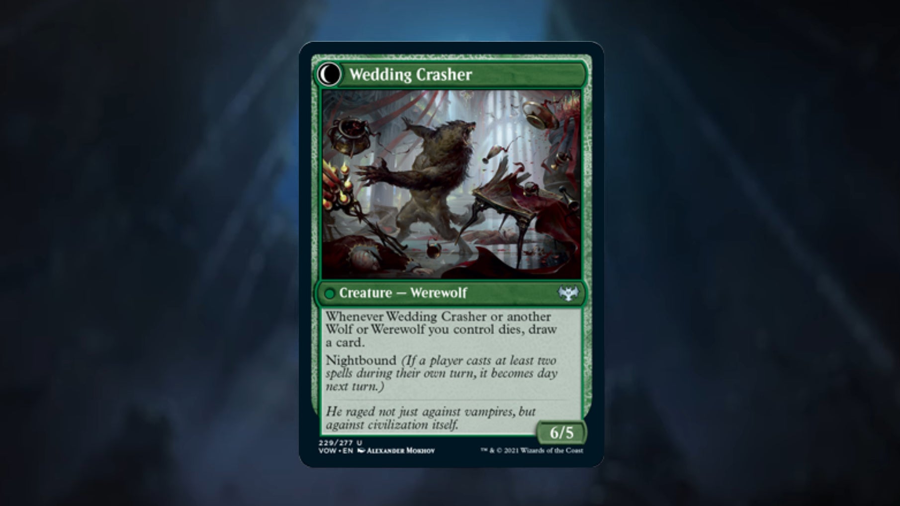 MTG Innistrad: Crimson Vow card reveal - Wolfkin Outcast // Wedding Crasher | Dicebreaker MTG Innistrad: Crimson Vow card reveal - Wolfkin Outcast // Wedding Crasher | Dicebreaker