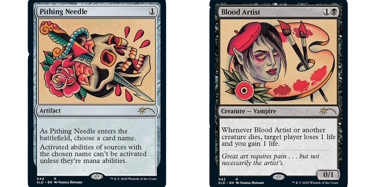 Magic: The Gathering's Secret Lair Summer Superdrop includes classic cards as ink-credible tattoos | Dicebreaker Magic: The Gathering's Secret Lair Summer Superdrop includes classic cards as ink-credible tattoos | Dicebreaker