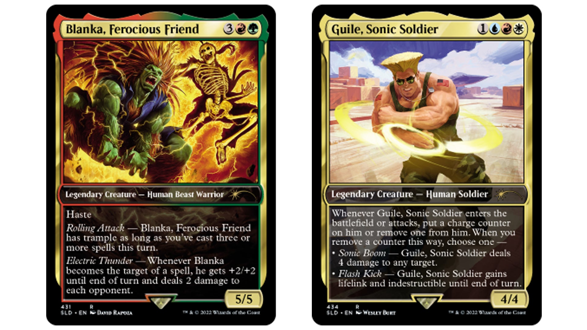 Street Fighter themed Magic: The Gathering cards revealed Street Fighter themed Magic: The Gathering cards revealed
