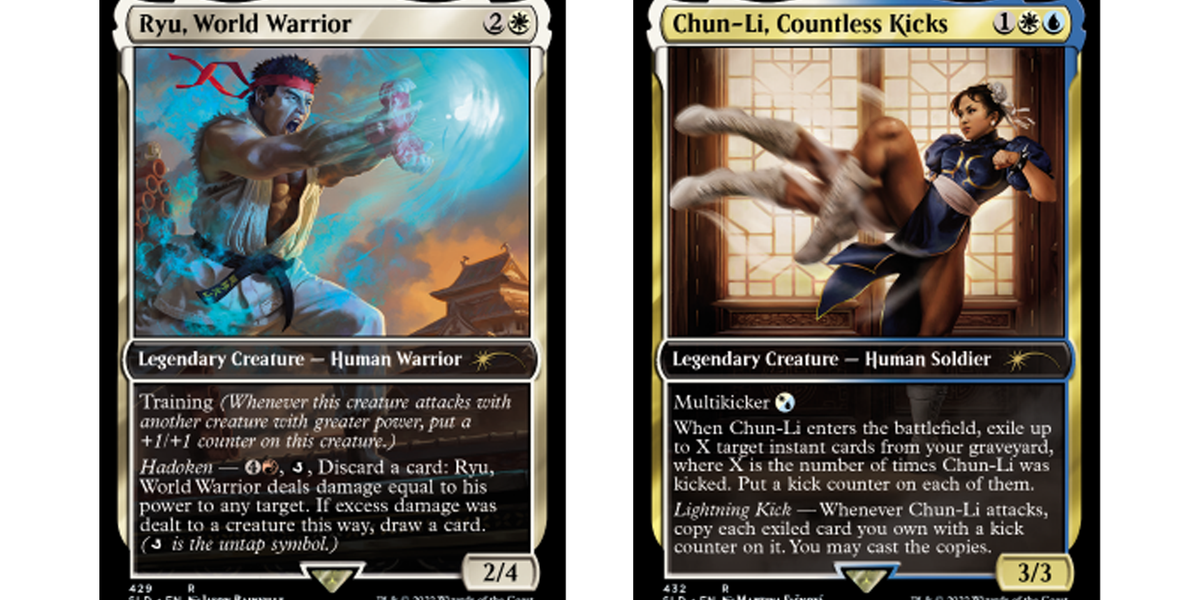 Street Fighter themed Magic: The Gathering cards revealed Street Fighter themed Magic: The Gathering cards revealed