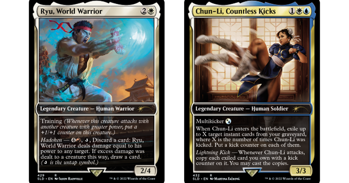 Street Fighter themed Magic: The Gathering cards revealed Street Fighter themed Magic: The Gathering cards revealed