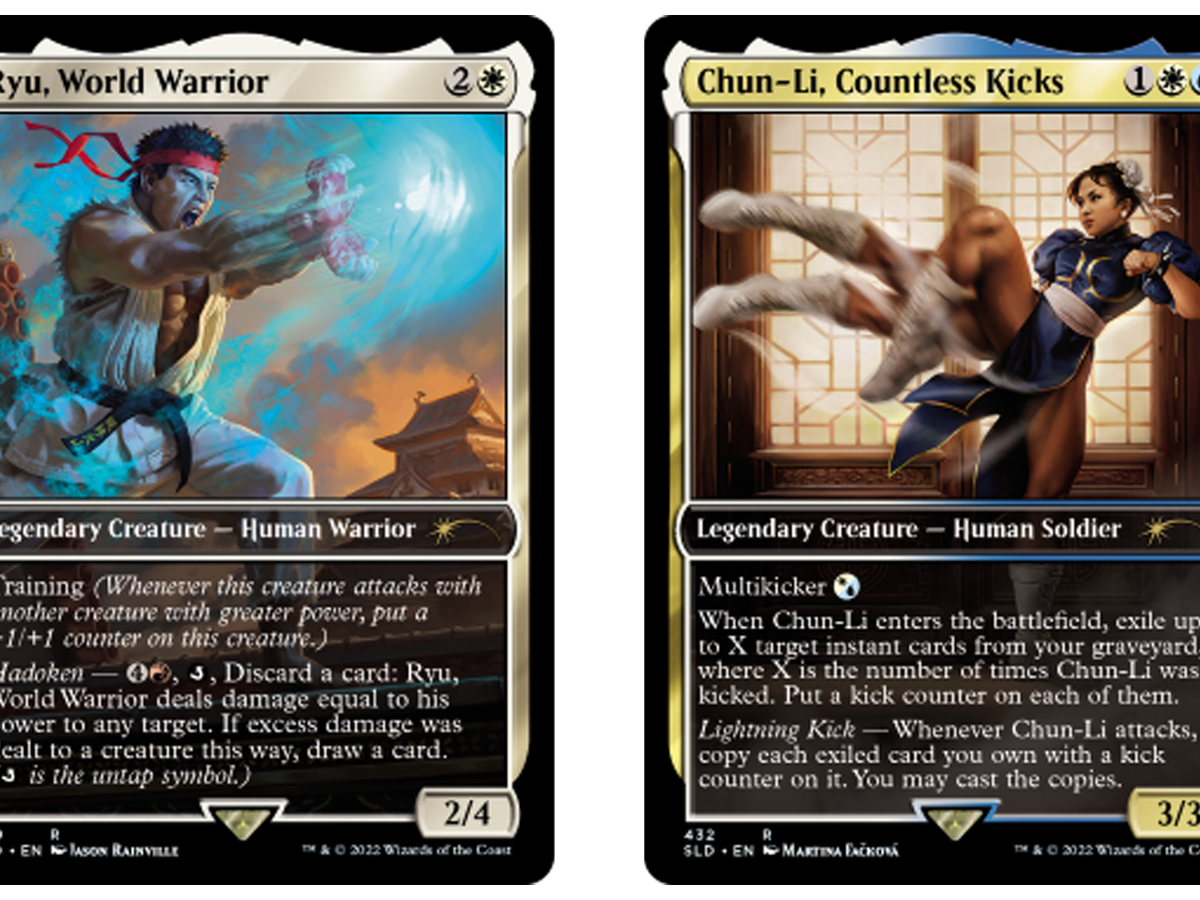 Street Fighter themed Magic: The Gathering cards revealed Street Fighter themed Magic: The Gathering cards revealed