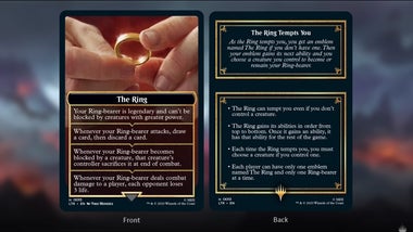 The One Ring's temptation gets a fullblown card mechanic in MTG's Lord of the Rings crossover | Dicebreaker The One Ring's temptation gets a fullblown card mechanic in MTG's Lord of the Rings crossover | Dicebreaker