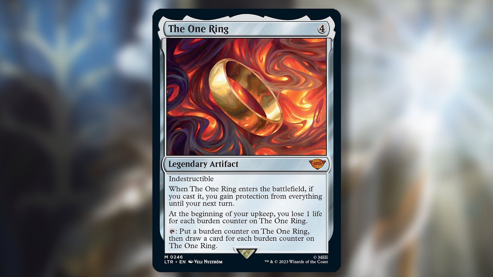 Trading card vendor posts $1 million bounty for MTG's serialised The One Ring card | Dicebreaker Trading card vendor posts $1 million bounty for MTG's serialised The One Ring card | Dicebreaker