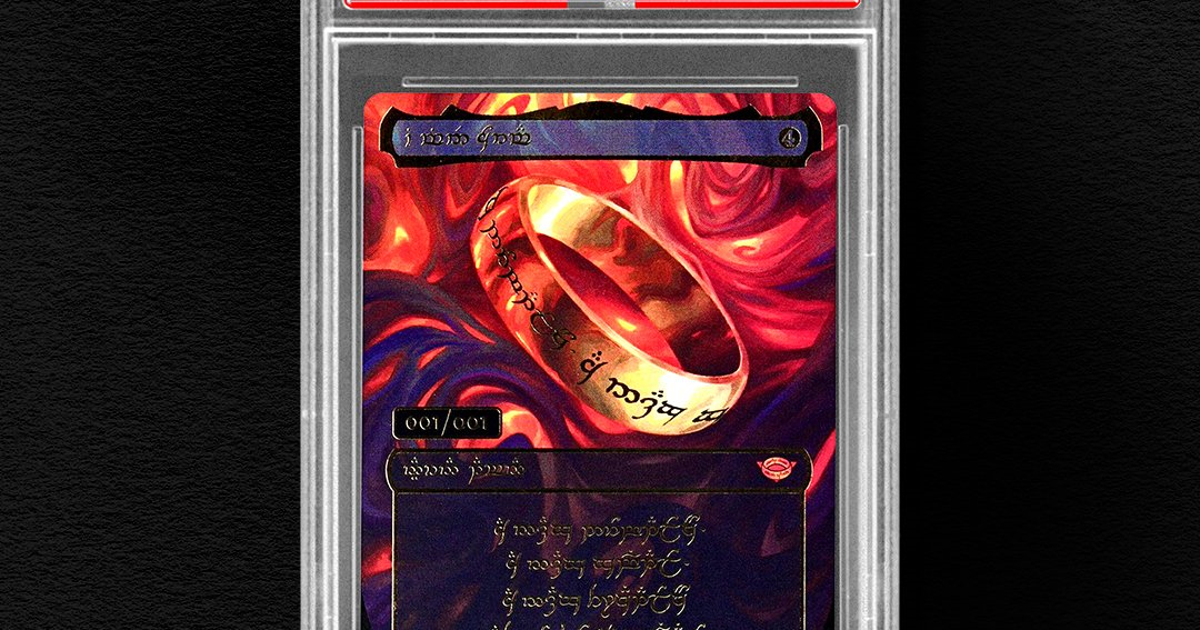 Post Malone buys one-of-a-kind Magic: The Gathering Lord of the Rings card | Dicebreaker Post Malone buys one-of-a-kind Magic: The Gathering Lord of the Rings card | Dicebreaker