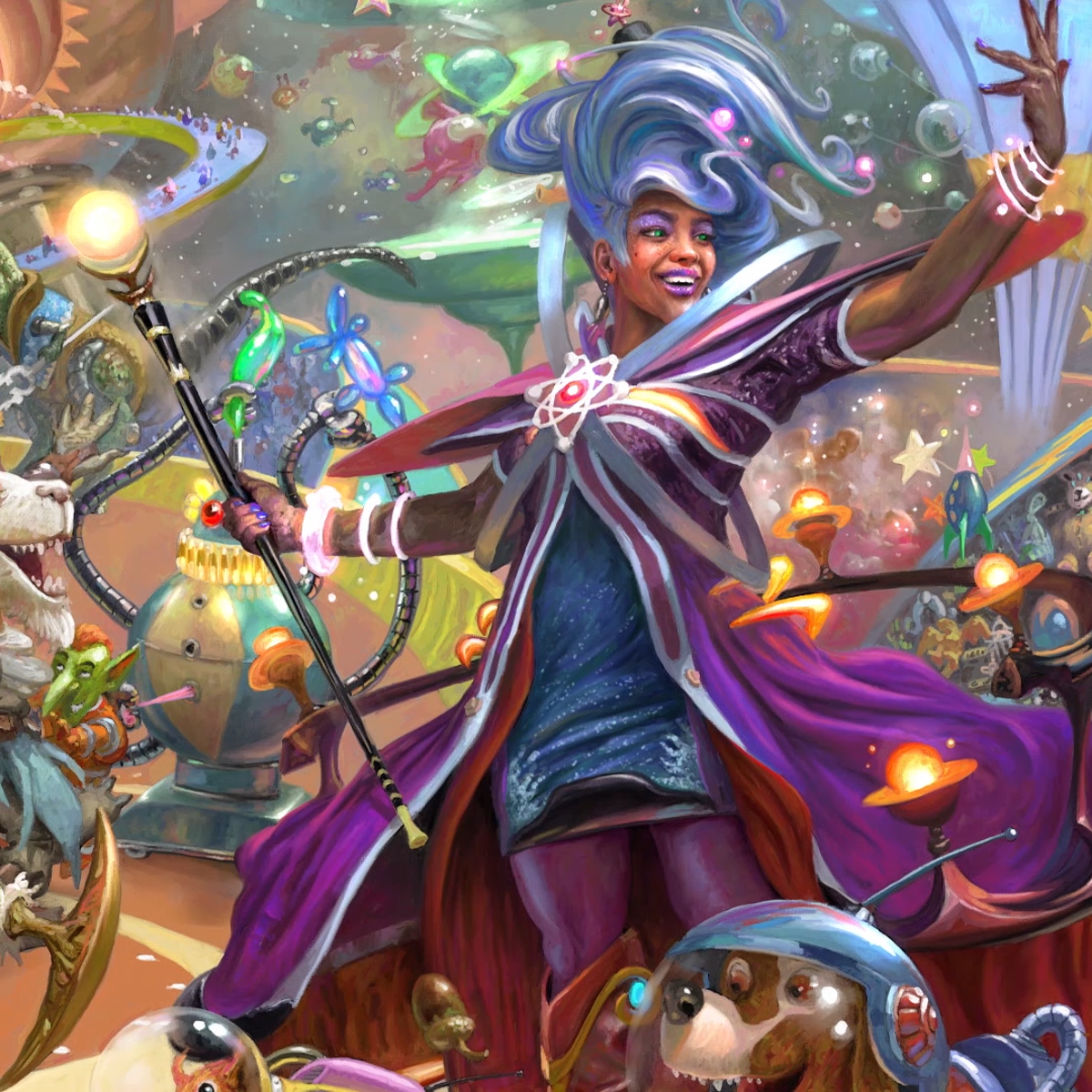 mtg attraction cards Weekly Unveils Attractions, Stickers, Booster Fun, And More From Unfinity put it onto the battlefield tapped Coming Attraction | Unfinity |