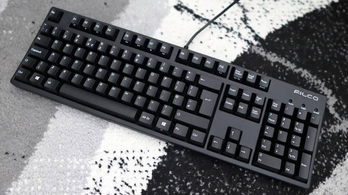 filco majestouch 3 mechanical keyboard, full-size UK layout, in black
