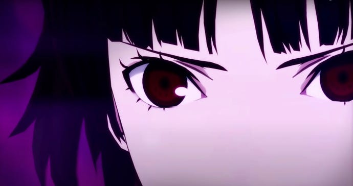 A close up of Makoto’s face in Persona 5 Strikers.