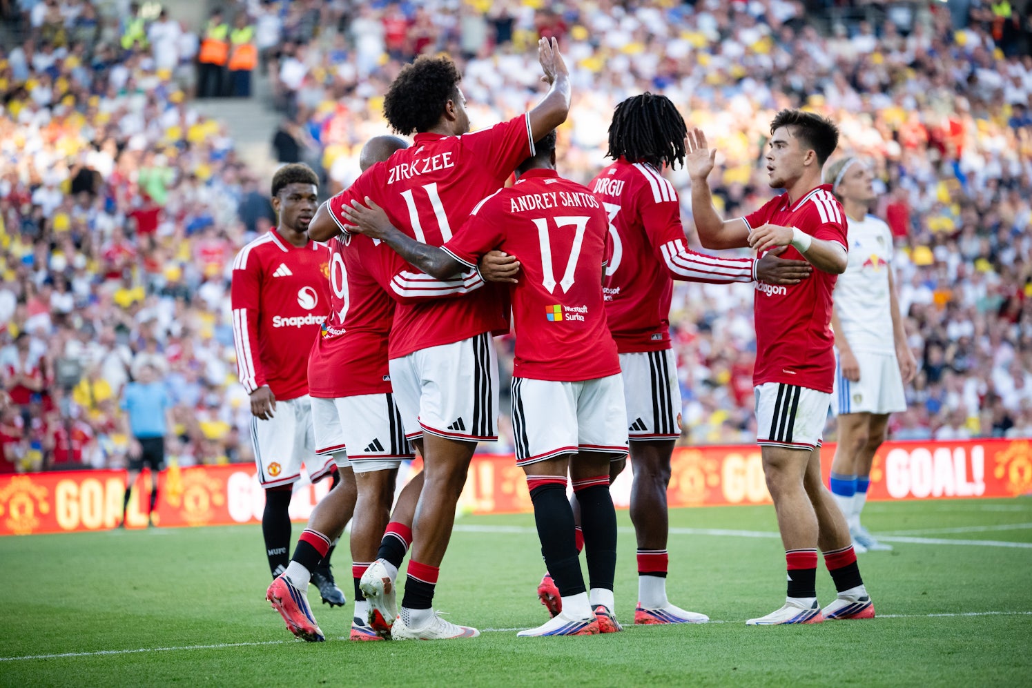 Image of Manchester United football team.