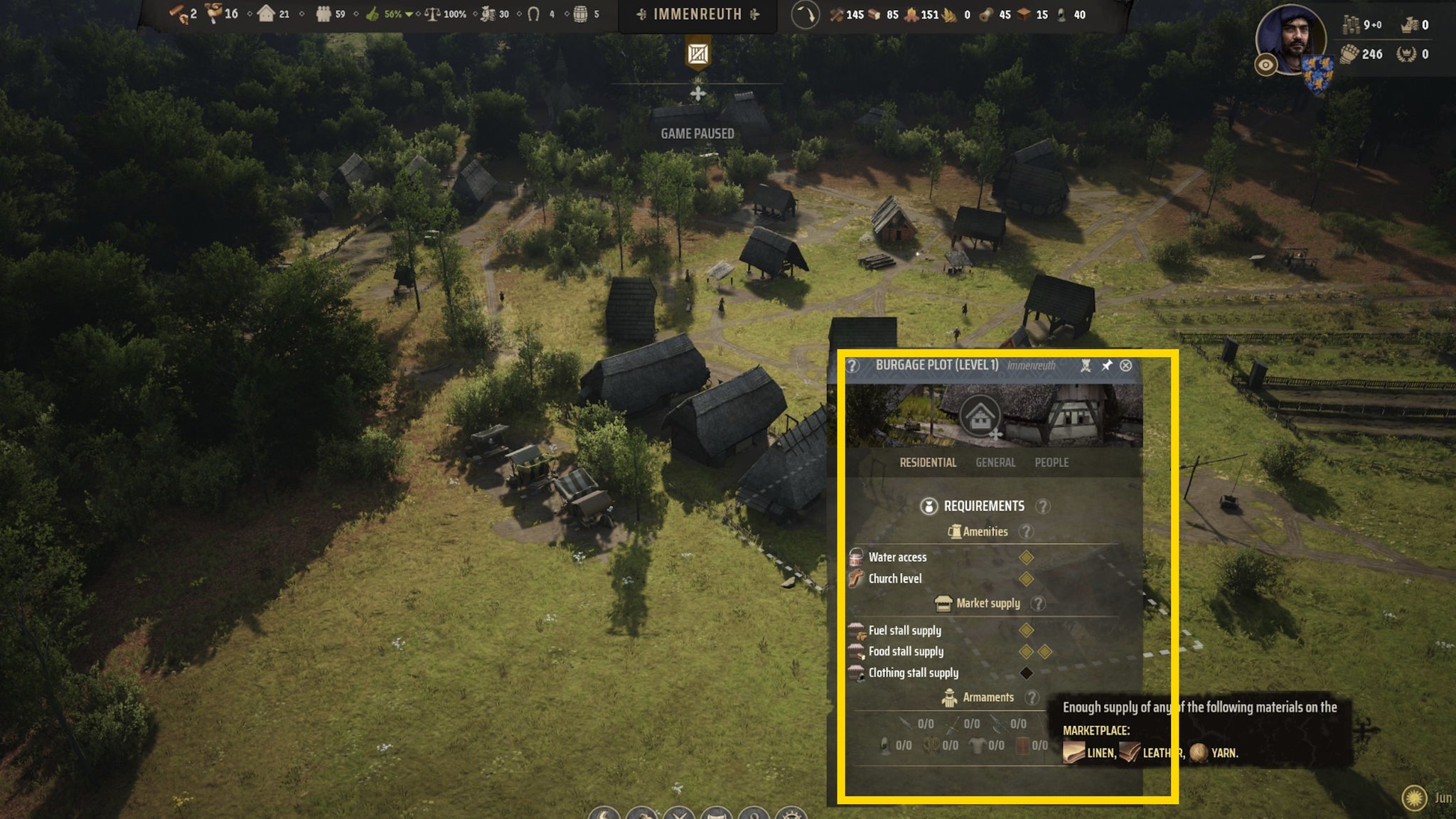 Manor Lords: How to raise settlement level - 3