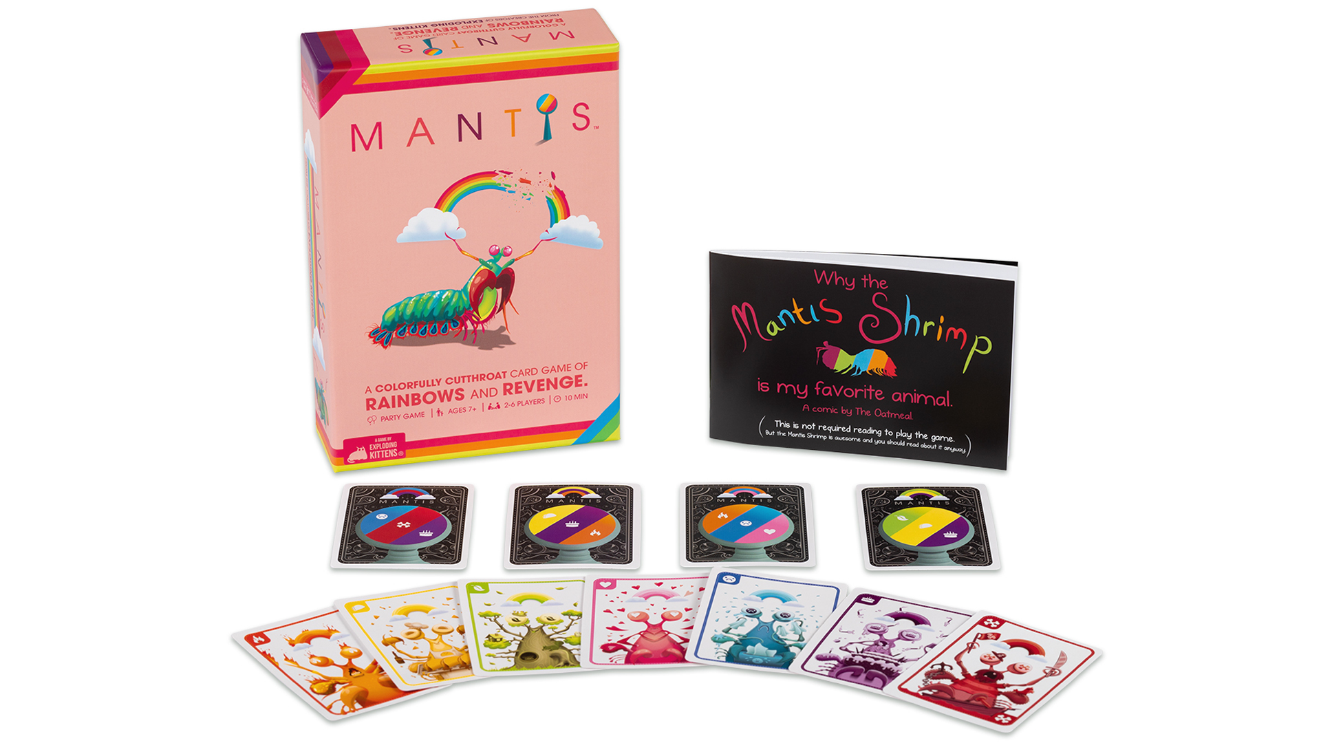 Exploding Kittens' Mantis Is a Savage Card Game with Only 2 Rules | The Toy Insider