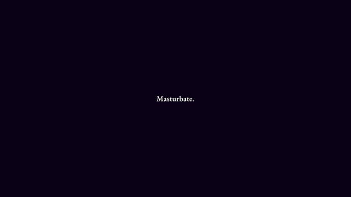 The connection 'masturbate'