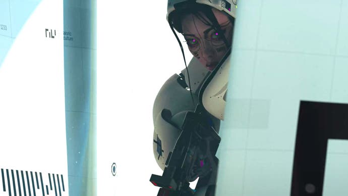 Marathon concept art showing a Runner character codenamed Thief.