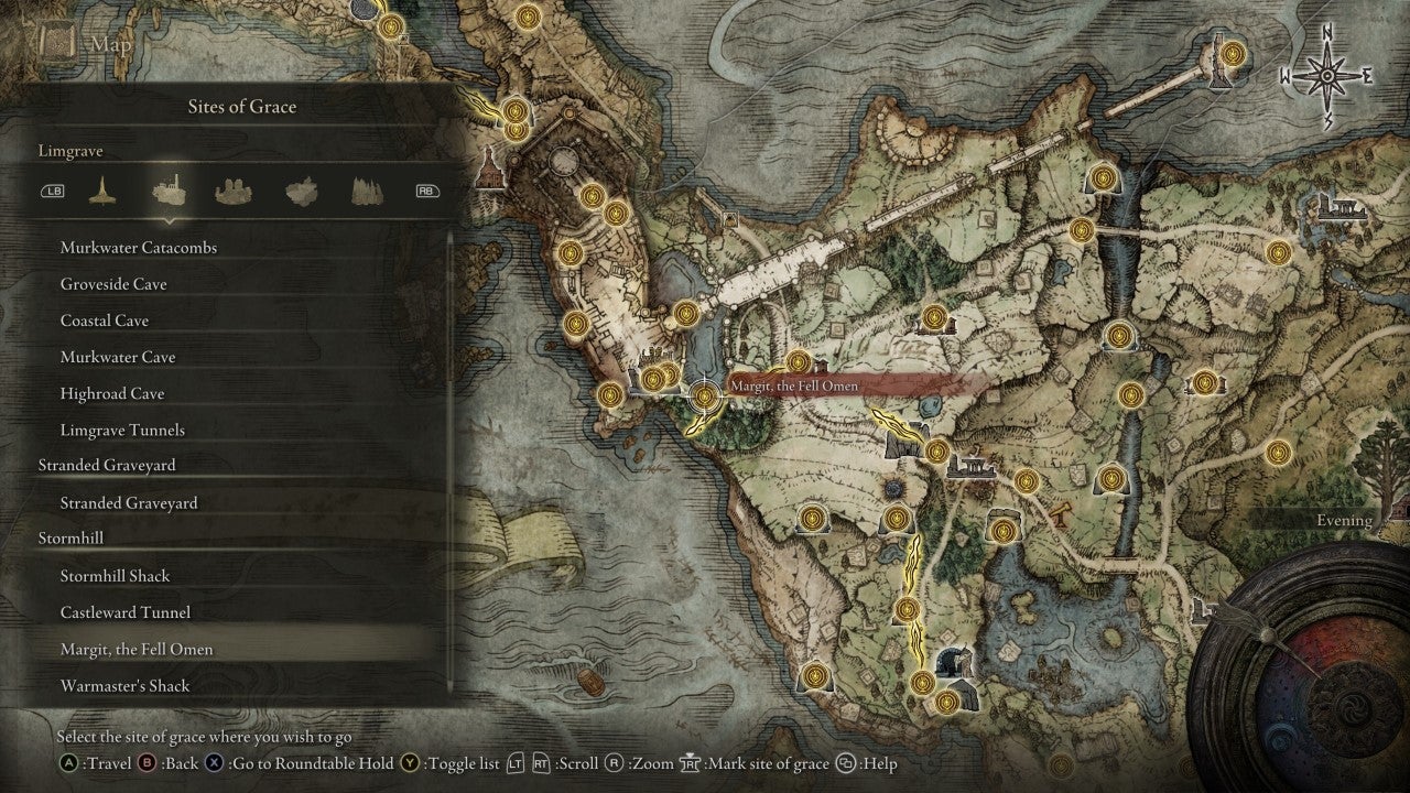 Margit the Fell Omen Grace in Elden Ring