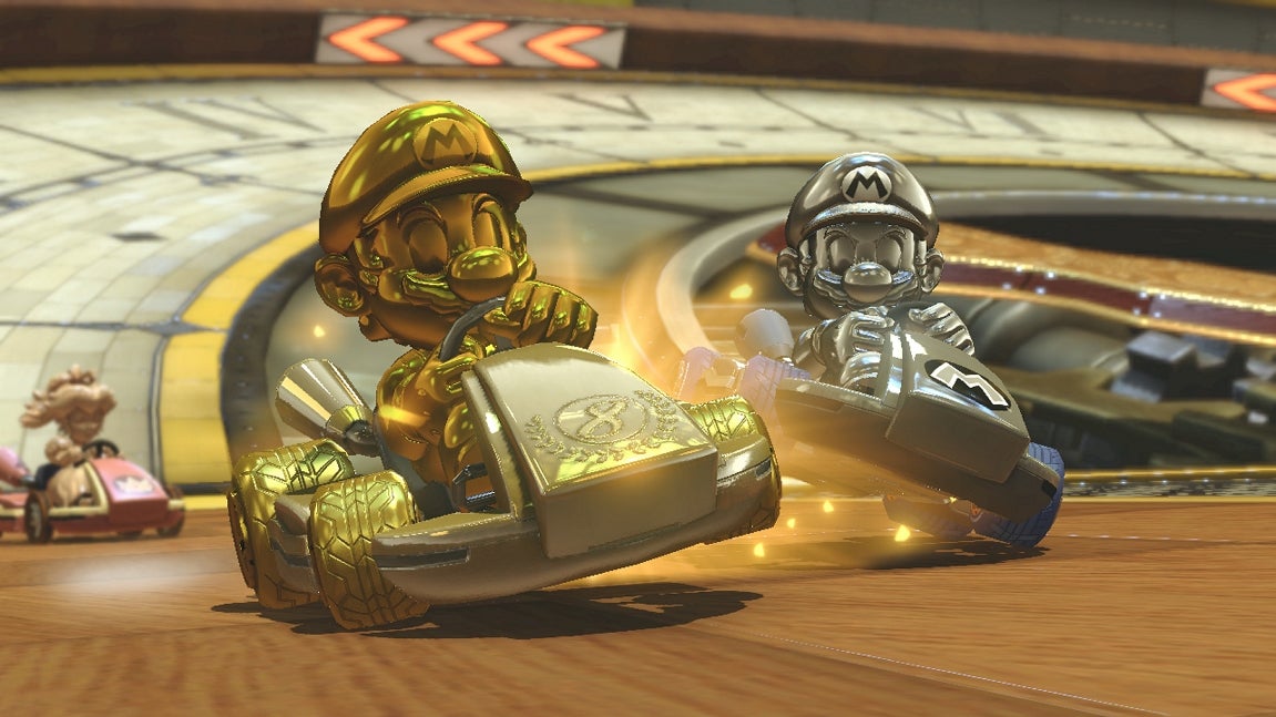 Mario kart 8 on sale deluxe gold mario