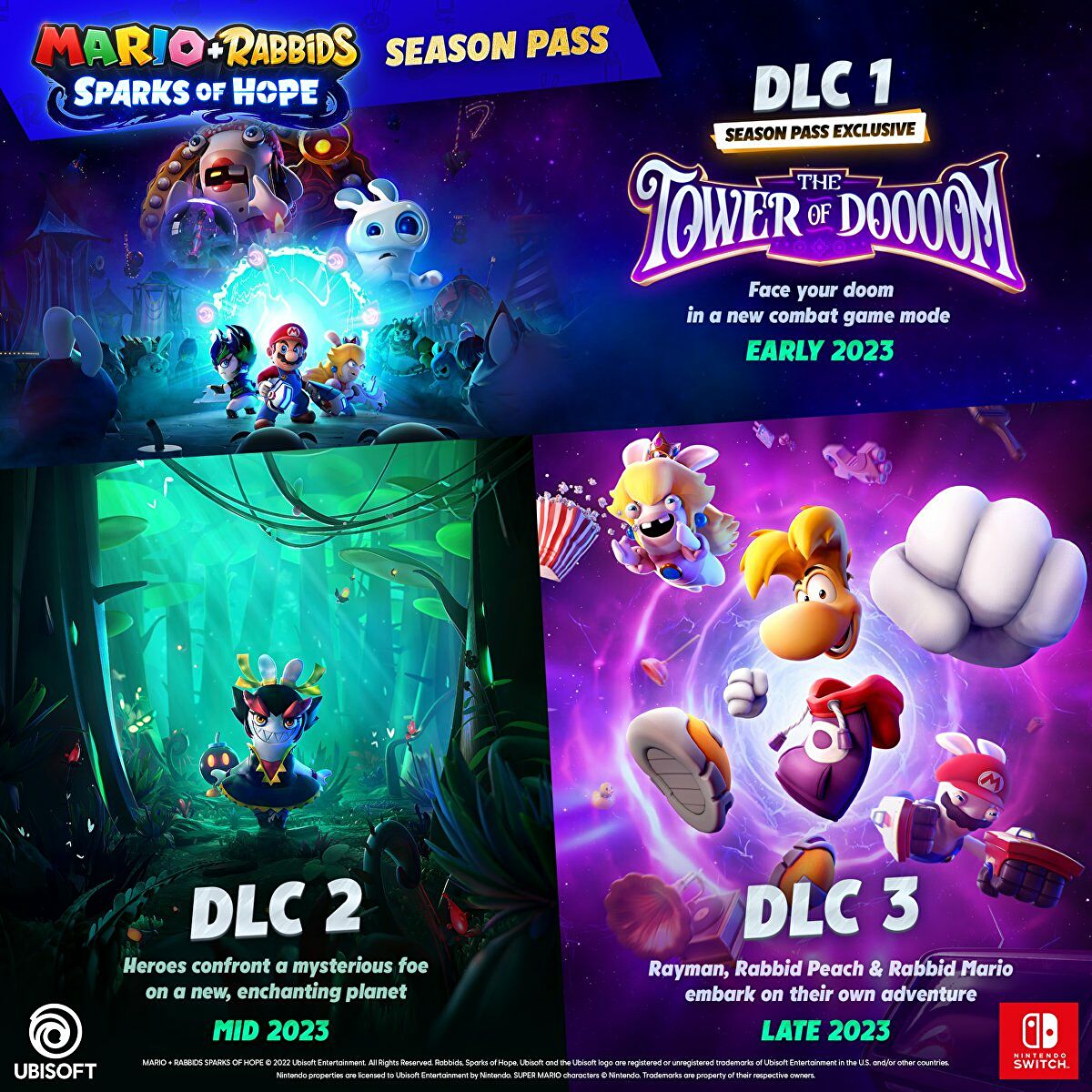 Primeiro DLC de Mario + Rabbids Sparks of Hope é exclusivo do Season ...