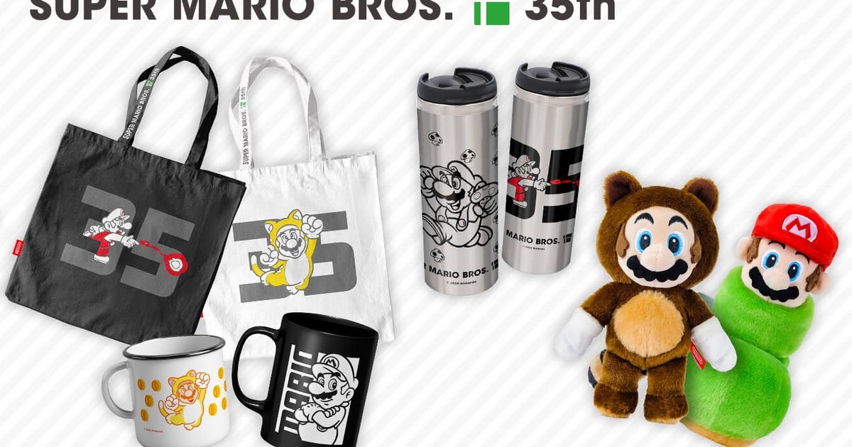 Here's what merch is coming in the Mario 35th Anniversary Collection ...