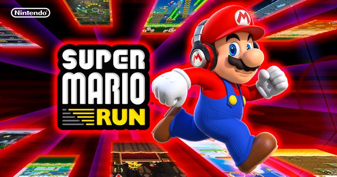 Super Mario Run artwork featuring Mario jogging.