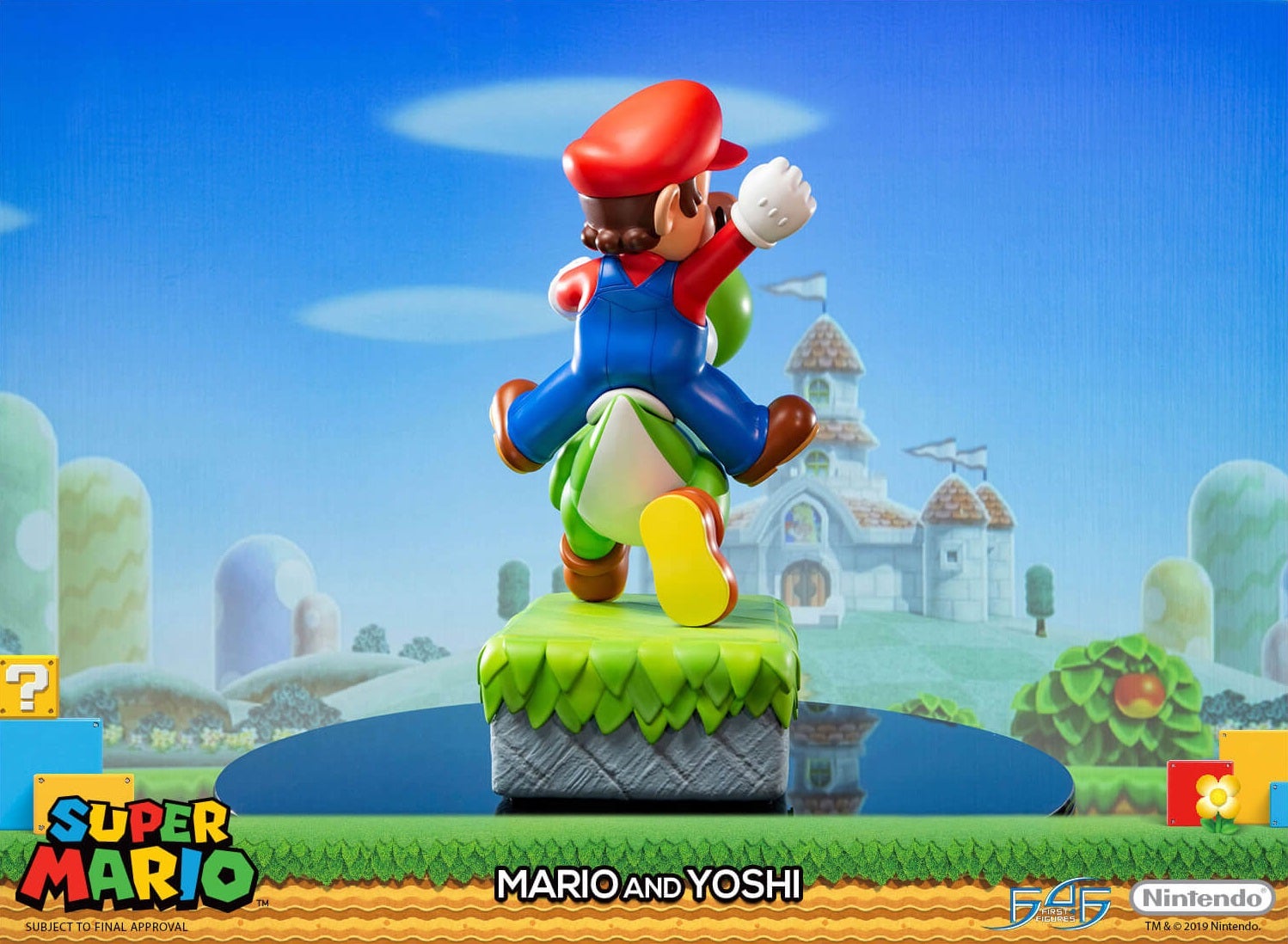 Mario and yoshi sales statue