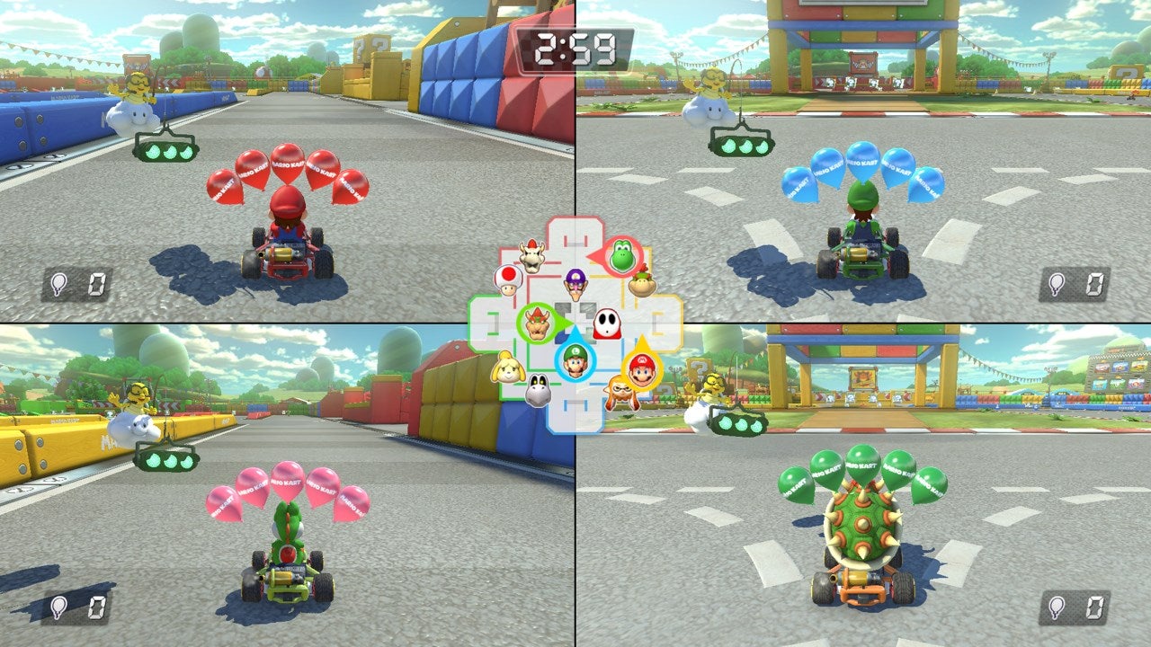 Mario Kart 8 Deluxe: here's some screens and a video of it running in ...