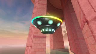 A UFO in Mario Kart World.
