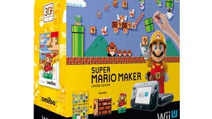 Super Mario Maker Limited Edition, Wii U bundle, Modern Colours Amiibo variant detailed