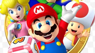 Mario Party Star Rush recycles art from a Spaghettios tin, apparently