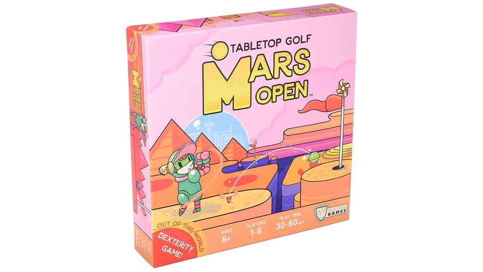 Mars Open: Tabletop Golf box