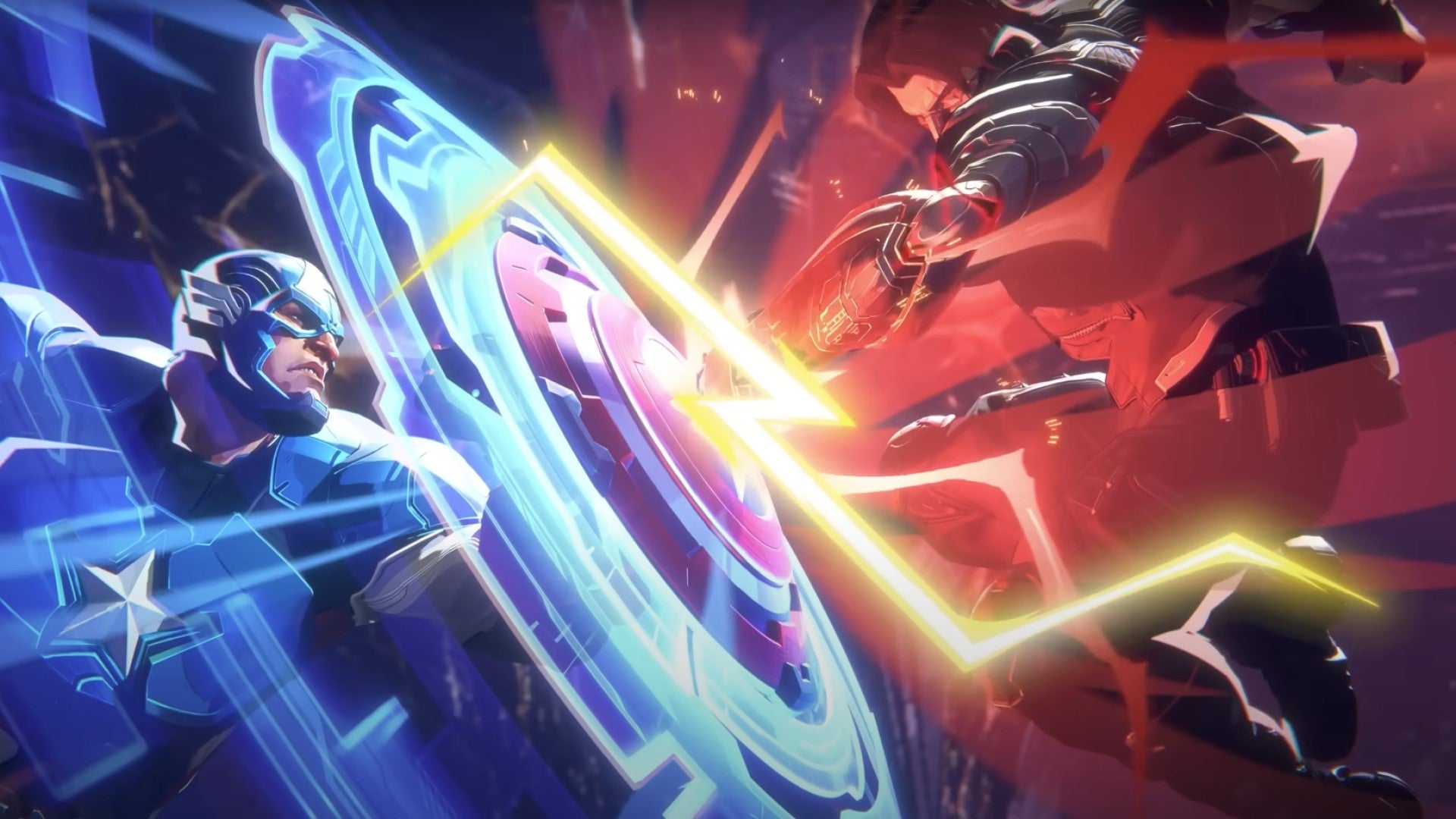 Captain America and The Winter Soldier clash in art for Marvel Rivals. - 1